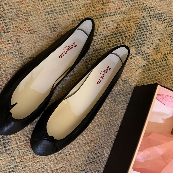 Repetto Cendrillon Black Ballet Flats - New (without box) - Size 41 - Picture 2 of 7